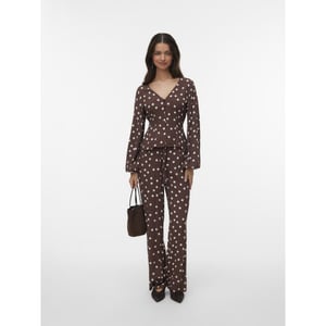 Vero Moda Vmelisa nw wide tie pant wvn dessin