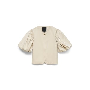 Vero Moda Vmliana 24 shiny short blazer beige
