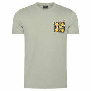 Ballin Est. 2013 T-shirt SS Orange Baktryck Grön