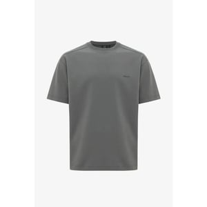 Genti Relaxed fit cotton tee dark