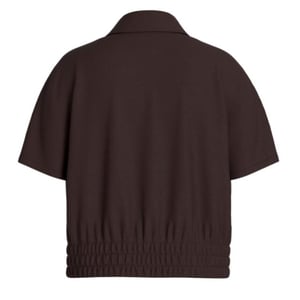 Vila Viclua ss zip shirt -