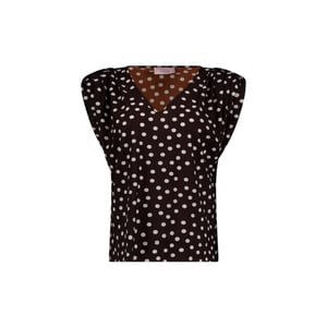 Studio Anneloes Leone dot vneck top dessin