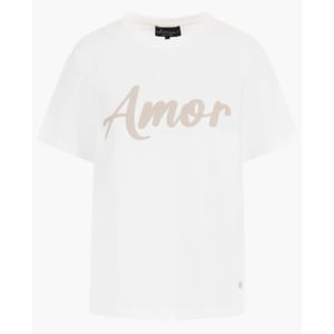 Elvira Collections T-shirt amor off-white
