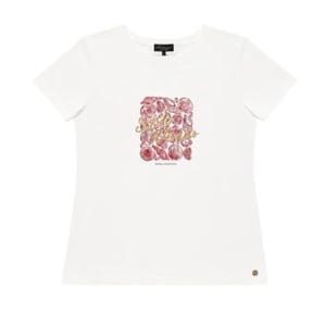 Elvira Collections T-shirt verano off-white