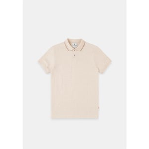 Gabbiano Polo, korte mouw met structuur beige