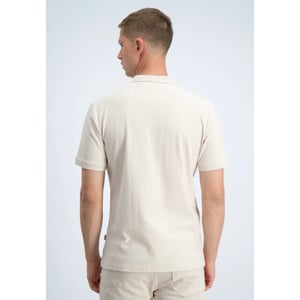 Gabbiano Polo, korte mouw met structuur beige