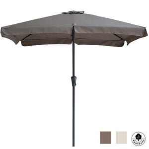 4gardenz ® parasol rechthoek met volant 120x190 cm kantelbaar balkonparasol