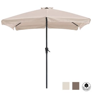 4gardenz ® parasol rechthoek met volant 120x190 cm kantelbaar balkonparasol