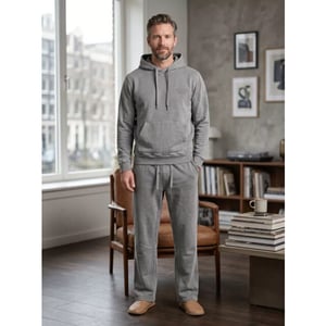 Indigo Denim Denim joggingpak heren donker alaba