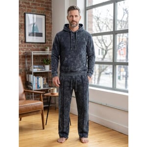 Indigo Denim Denim joggingpak heren donker kylian