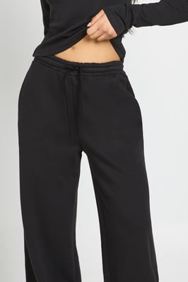 Tall Crew Neck Long Sleeve Top And Straight Leg Jogger Tracksuit