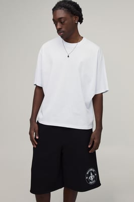 Oversized Fleur Di Lis T-shirt and Jort Set