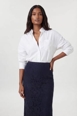 Lace Woven Midi Skirt