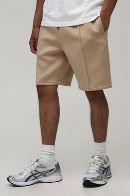 Slim Pintuck Shorts