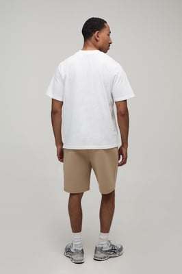 Slim Pintuck Shorts