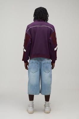 Regular Fit Collared Certified Varsity Jersey Jacket