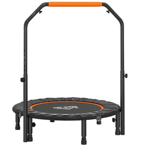 4goodz Fitnesstrampoline opvouwbaar rebounder met verstelbare handgreep 102 cm
