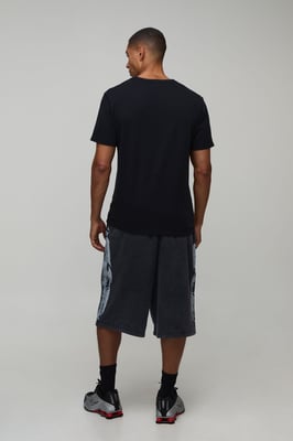 Gothic Washed Jersey Bermuda Jort