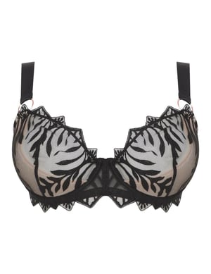 Figleaves Tease Balcony Bra - Black