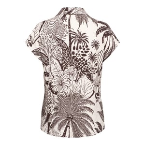 &Co Woman &co women blouse valetta choco duo chocolate
