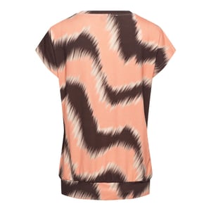 &Co Woman &co women top lucia zigzag chocolate multi
