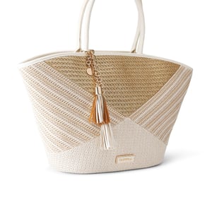 Carvela  Elena Stripe Basket Bag