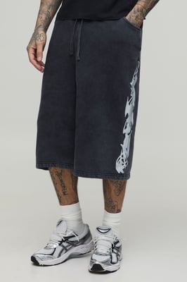 Tall Tribal Bermuda Jorts