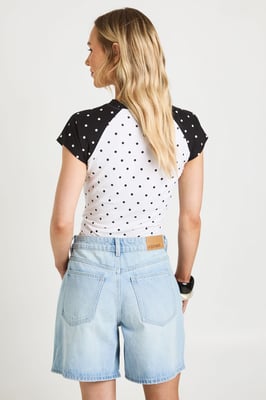 Petite Denim Boyfriend Short