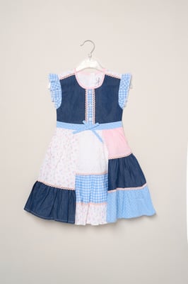 Floral Patchwork Dress