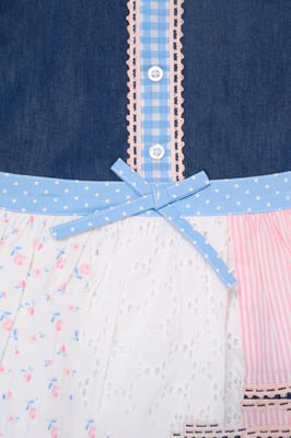 Floral Patchwork Dress
