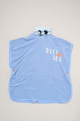 Shark Towelling Poncho, Swim Shorts and Sunglasses Set