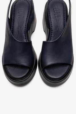 ROY Läder Kilklack Sandal (Dam)