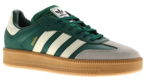 Adidas Originals Mens Trainers Samba Xlg Leather Lace Up emerald green white