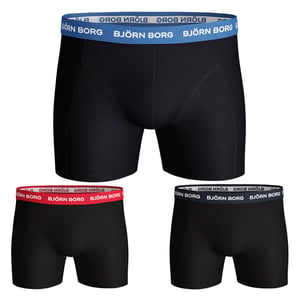 3 Pack Herr Coton Stretch Kalsonger Mjuka Vardagsunderkläder Shorts