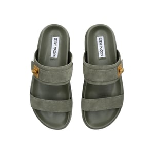 Suede Take Two Khaki Suede Sandals