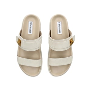 Suede Take Two Beige Suede Sandals
