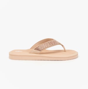 Totes Sol Bounce 0464 Womens Toe-post Sandals Nude