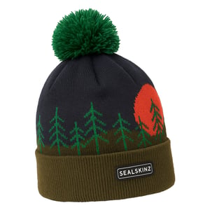 Waterproof Cold Weather Scenic Bobble Hat for Men and Women