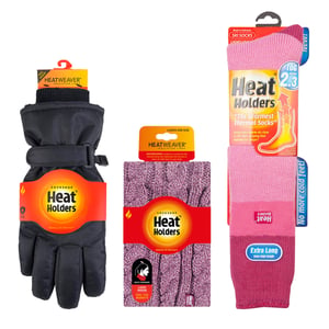Ladies Ski Set Neck Warmer Gloves & Thermal Ski Socks Winter Wear