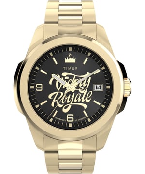 Timex X Fortnite Essex Men's Gold Watch TW2Y47200