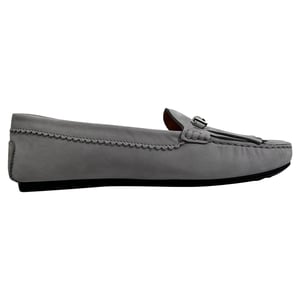 Tod's Fransloafers in Grijs Suède