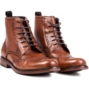 Sole Crafted Hammer Brogue Boots