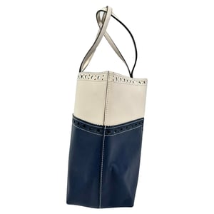 Tory Burch Brogue Tote Bag in Multicolor Leather
