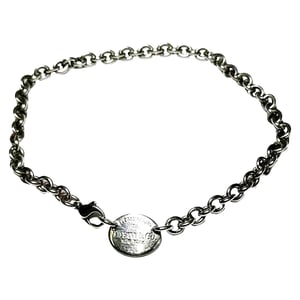 Tiffany & Co. Return to Tiffany Oval Tag Necklace in Sterling Silver