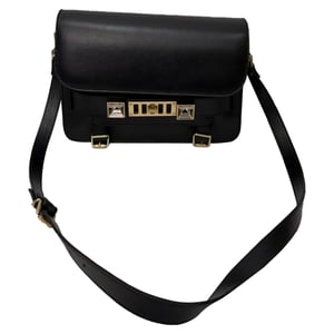 Proenza Schouler PS11 Classic Bag in Black Calfskin Leather