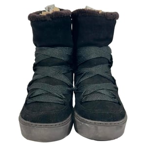 See by Chloé Charlee Shear-Lined Sneeuwschoenen in Zwart Suède