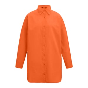Regatta Womens/Ladies Prena Cover Up Plain Beach Shirt (Tangerine Tango)