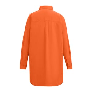 Regatta Womens/Ladies Prena Cover Up Plain Beach Shirt (Tangerine Tango)