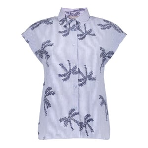 Geisha Blouse 63383-70 blue