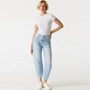 C.O.J. Denim Broek selena light blue